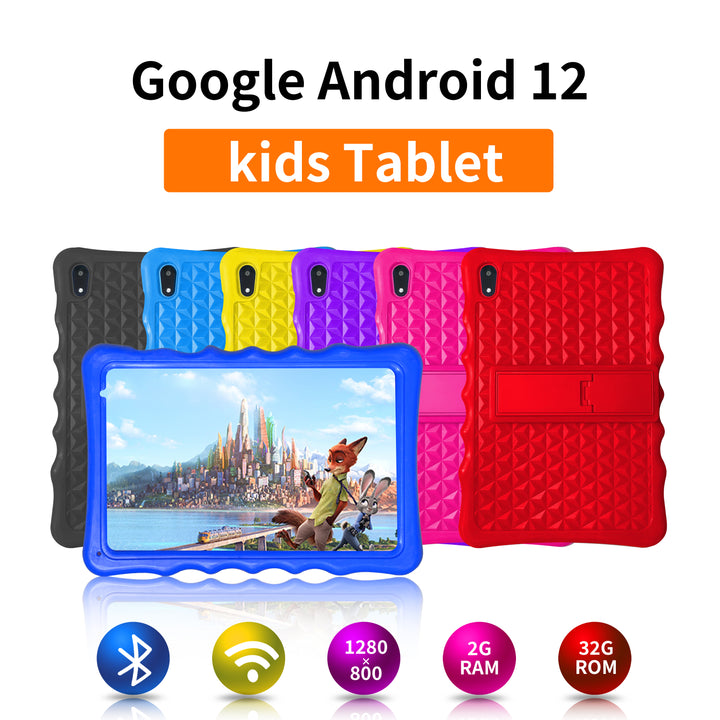 Tibuta 10 inch Kids Tablet, Android 12 Tablet for Kids